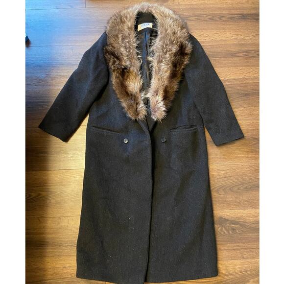 Vintage 100% pure wool coat sz: petite J.G. Hook Marshall Fields - Picture 1 of 12